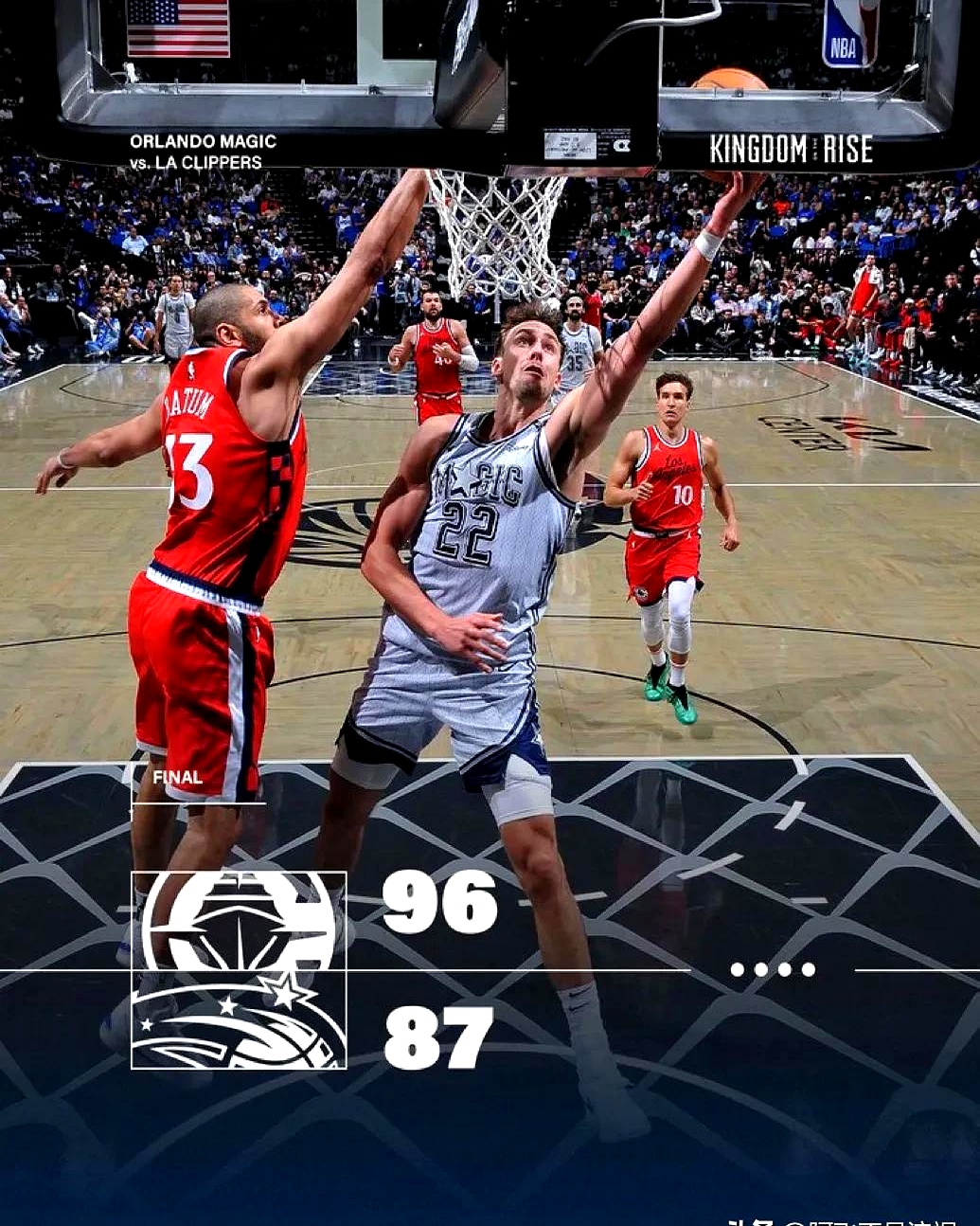 快船规训黄蜂,哈雷尔取24分13篮板 快船规训黄蜂,哈雷尔取24分13篮板